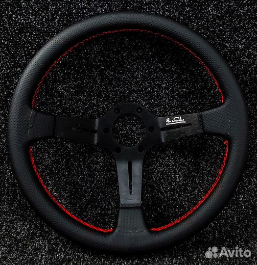 Руль Nardi style - с выносом - 350мм (перфорирован