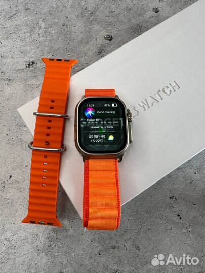 Apple Watch 9 ultra (2 ремешка +новое по+гарантия)