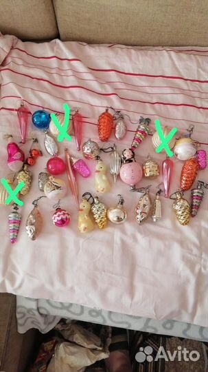 Елочные игрушки СССР одним лотом