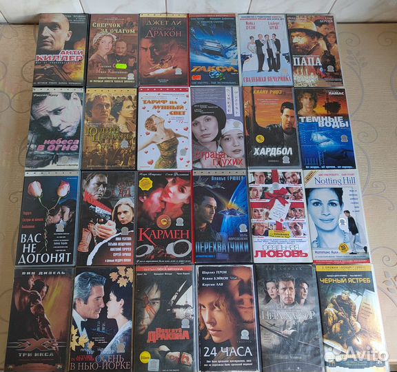 Фильмы от Союза и Видеосервис / видеокассеты / VHS