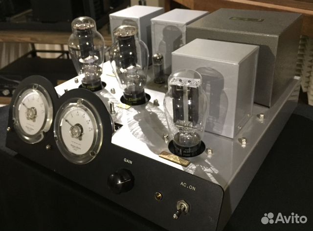 Интегральный стерео усилитель на T100/300B