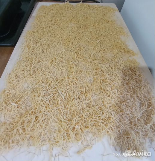 Домашняя лапша ручная резка