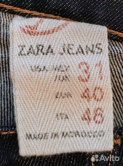 Джинсы мужские Zara, р. 44