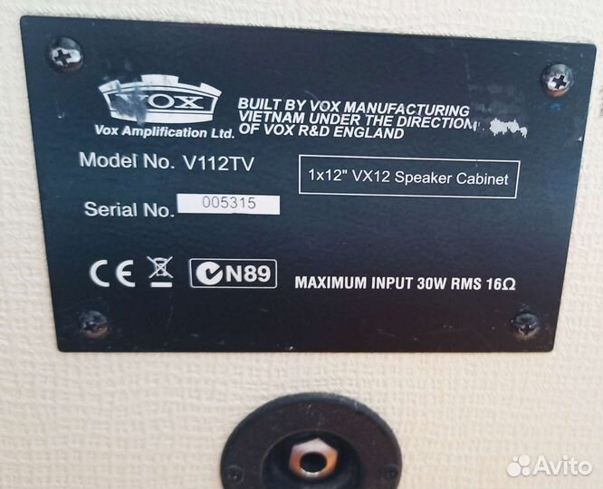 VOX AC4TVH Гитарный усилитель