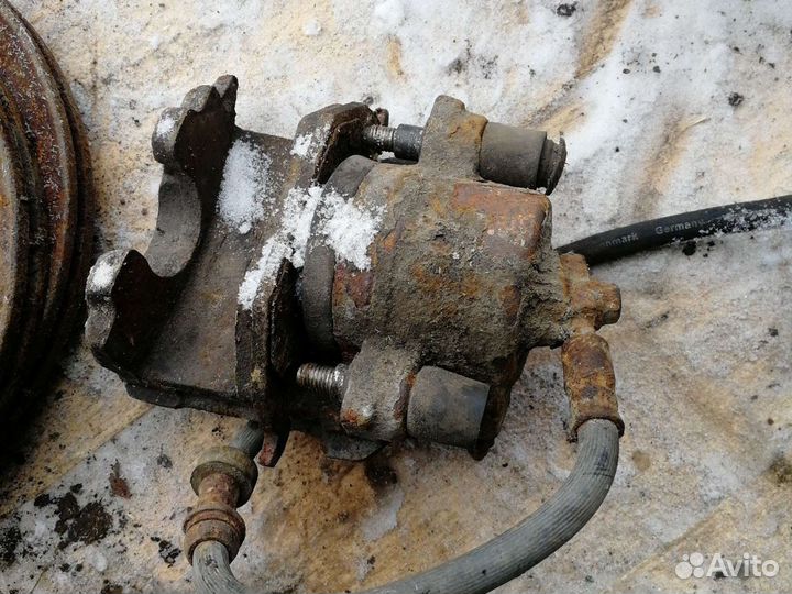 Суппорт тормозной передний левый шкода фабия