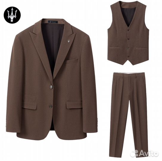 Костюм Mazerati коричневый