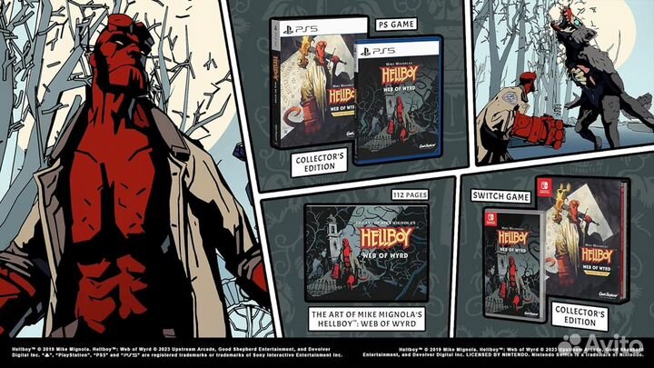 Hellboy: Web of Wyrd. Collector's Edition PS5, рус