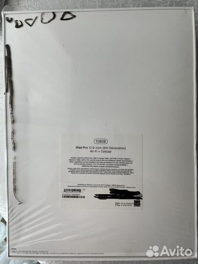 iPad pro 12.9 128 GB 2021 wi-fi cellular (LTE)