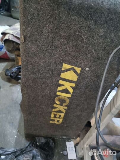 Сабвуфер kicker+усилитель sony