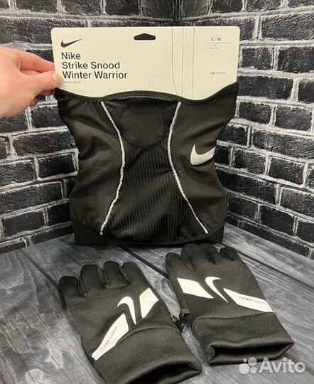 Комплект снуд + перчатки Nike HyperWarm