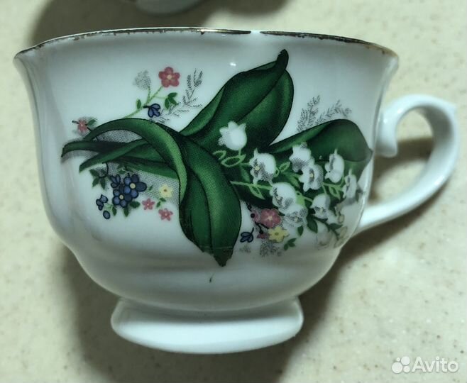 Чайные чашки Ландыши