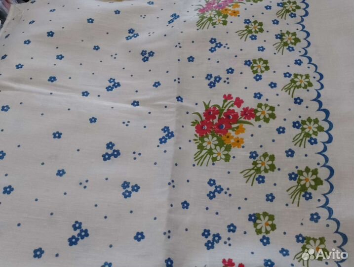 Лён на простынь, полотенца СССР