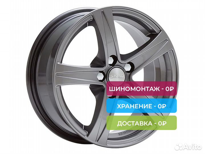 R15 5x112 6,5J ET35 D66,6 Скад Sakura Графит