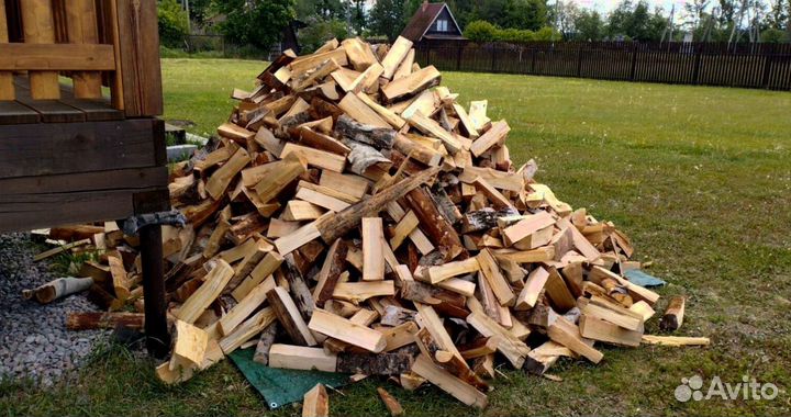 Дрова качественные от 1 куба любых древесных пород
