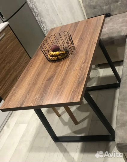 Стол новый кухонный лофт 110х60