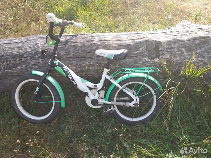 Велосипед детский зеленый