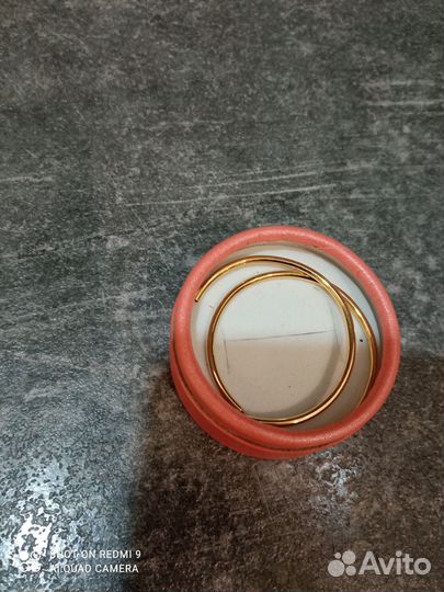 Золотые серьги