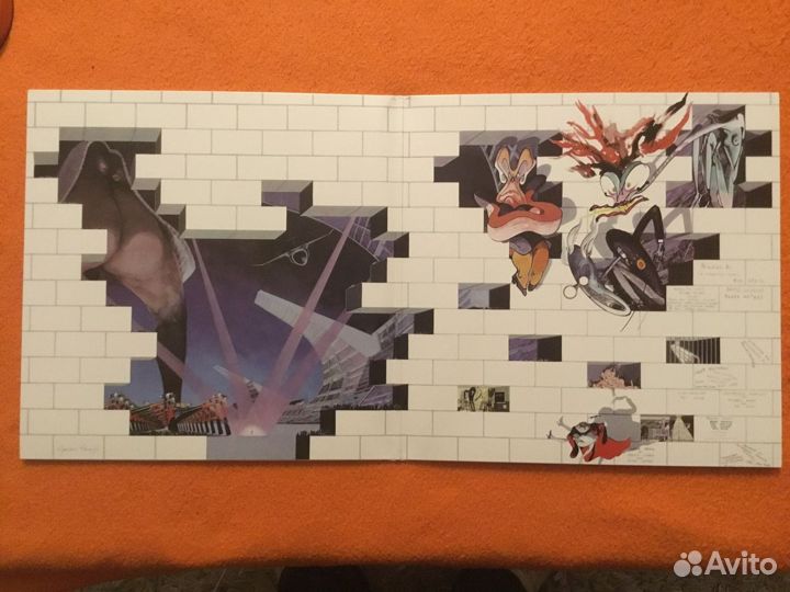 Pink floyd the wall, новодел, европа,2LP, 180 гр