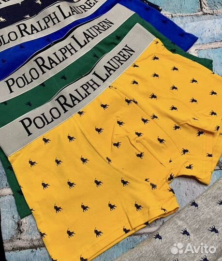 Трусы мужские боксеры Polo ralph lauren +5 носок