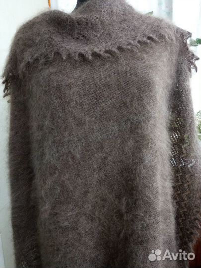 Шаль пуховая оренбургская 