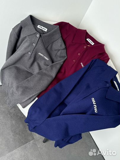 Трикотажная кофта MIU MIU