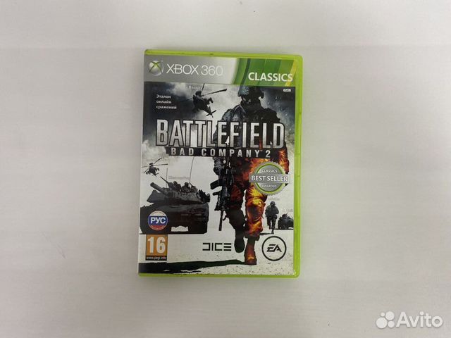 Диск xbox 360 Battlefield Bad Company 2 Лицензия