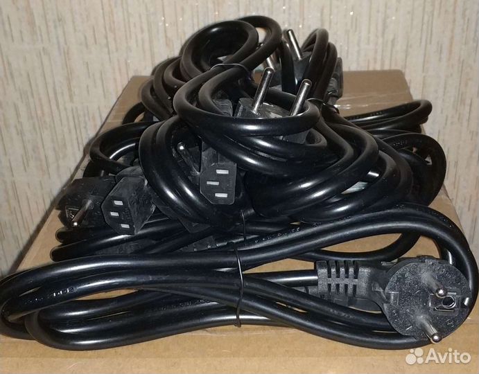 Кабель питания C13, 1,8м, 16А, сечение 3х1,5мм²