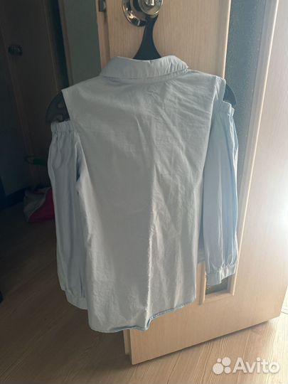 Блузка рубашка для школы на девочку 9-11 лет