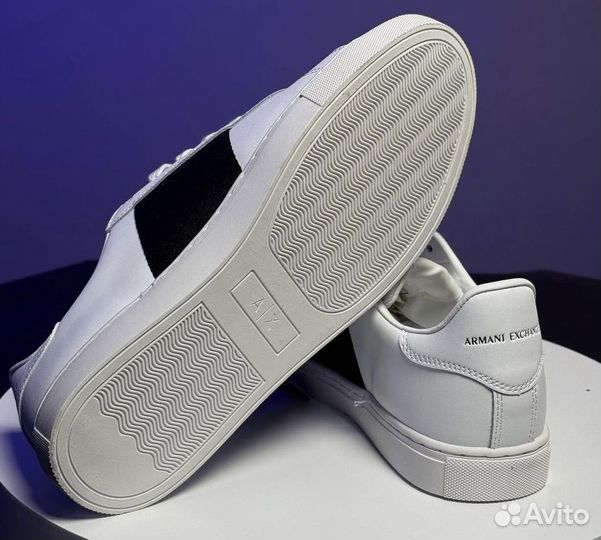 Кроссовки Armani Exchange White Leather