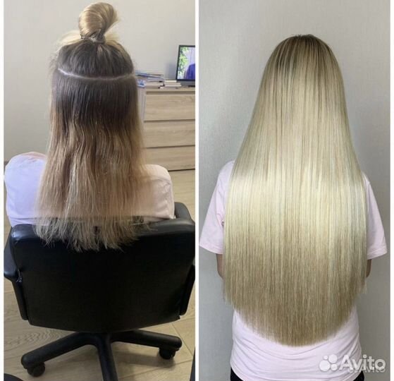 Наращивание волос / биопротеиновые волосы