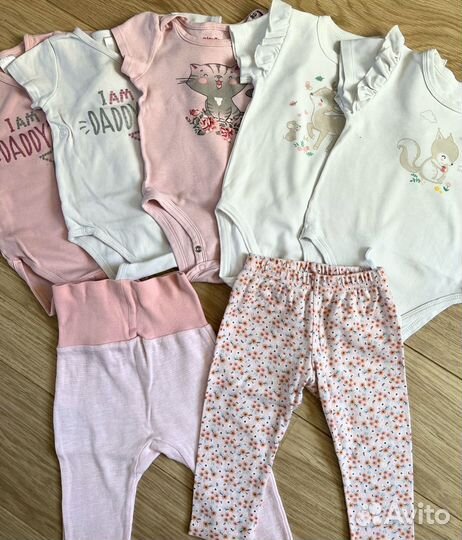 Вещи пакетом 74 80 на девочку