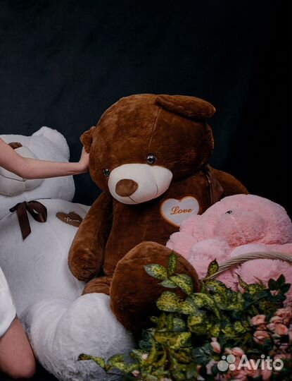 Плюшевый медведь 160см. Коричневый