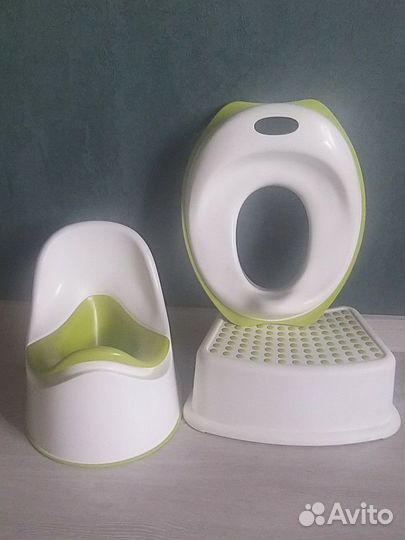 Детский горшок икея, накладка на унитаз, ступенька