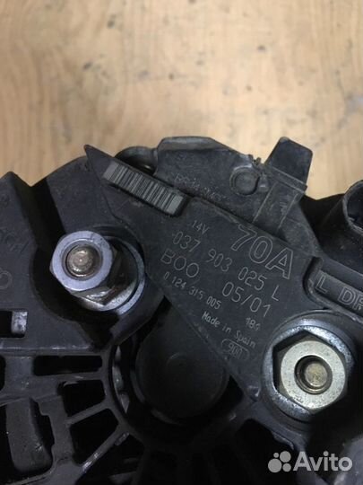 Генератор 037903025L VW Golf 4 70A