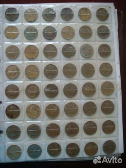 Монета 1,2,3,5,10,15,20,50 копеек (период СССР)