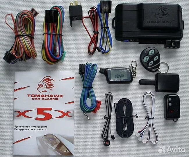 Томагавк Х5 сигнализация с автозапуском