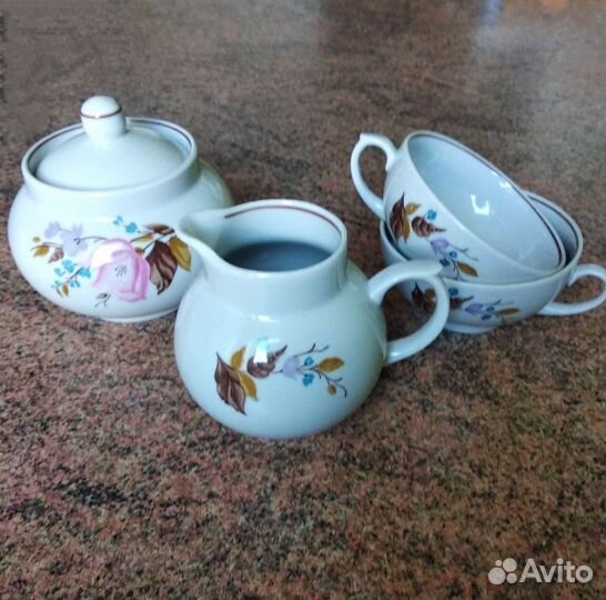 Сервиз чайный Дулево 1992г неполный