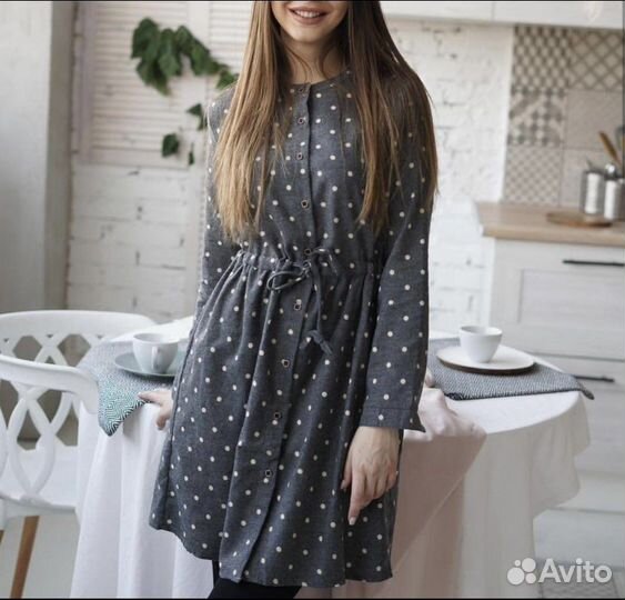 Платье байковое