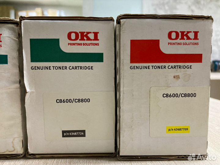 Картриджи OKI оригинальные C8600 C8800