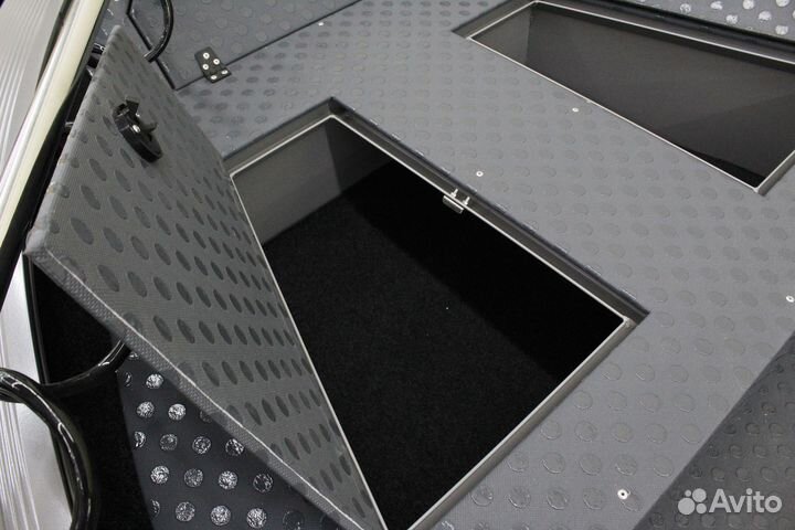 Моторная лодка триера 390 румпель fish-платформа