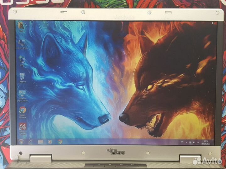 Шустрый ноутбук Fujitsu Siemens для работы