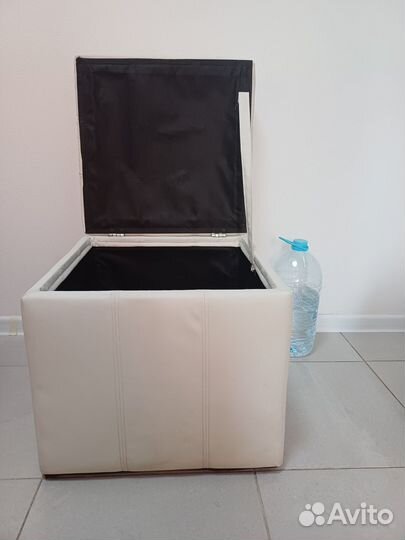 Банкетка пуфик с ящиком для хранения