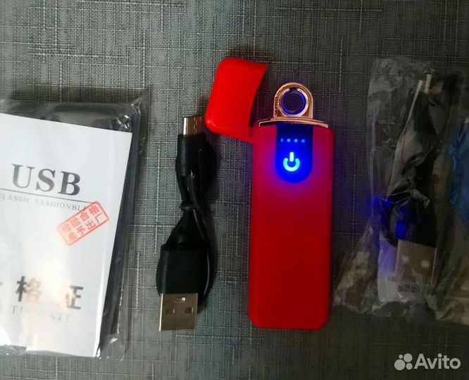 Зажигалка с usb зарядкой. Новая