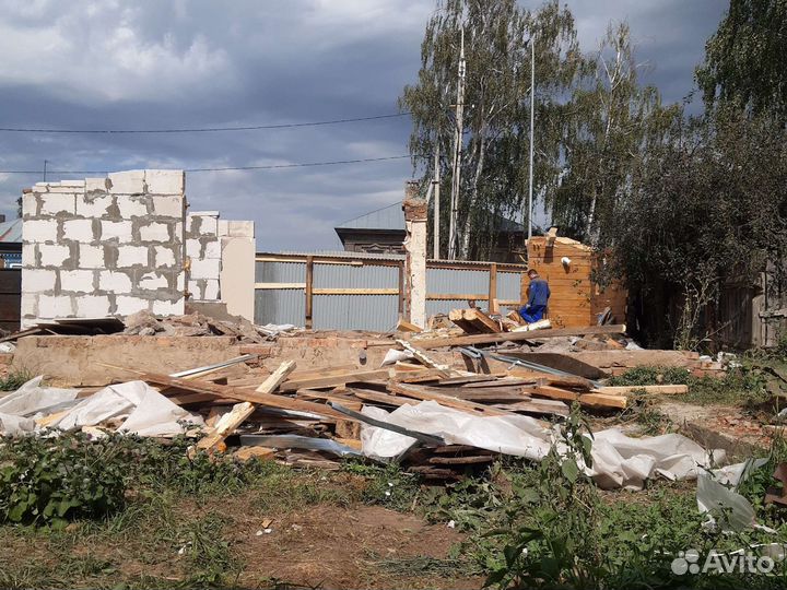 Демонтаж,снос домов,дач.Вывоз мусора