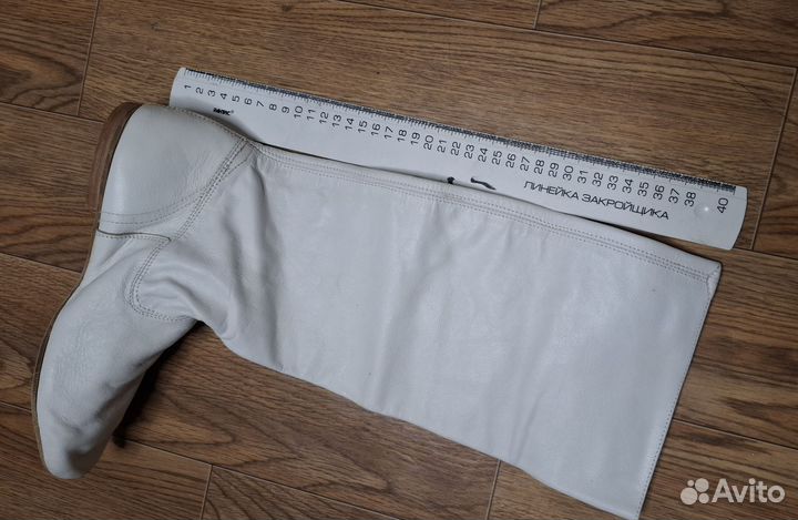 Сапоги белые для снегурочки 40