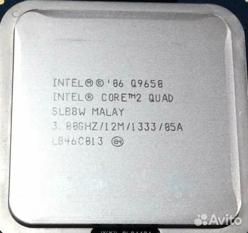 Intel Core 2 quad q9550 и q9650