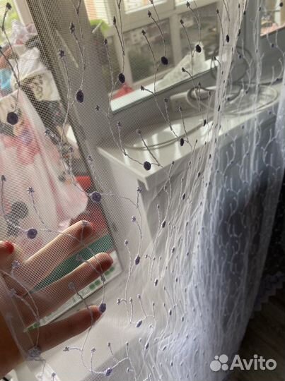 Тюль штора бу