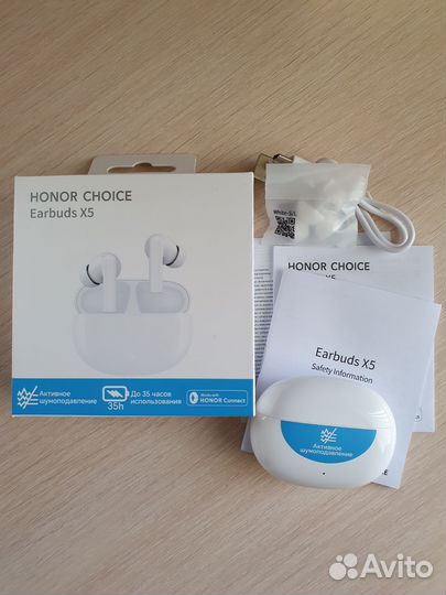 Беспроводные наушники honor choice earbuds x5
