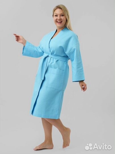 Халат банный вафельный Артикул 1412 - 1409