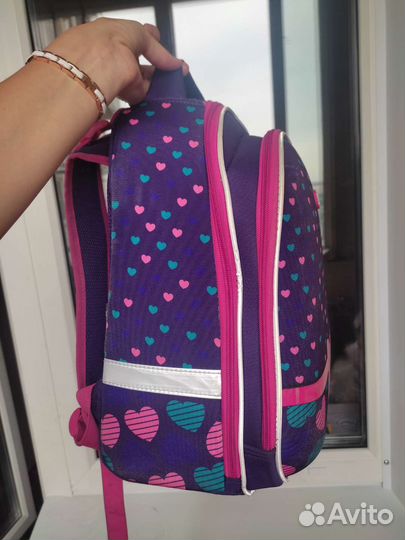 Портфель Рюкзак школьный для девочки, начальная